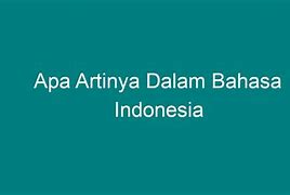 Indigo Artinya Dalam Bahasa Indonesia